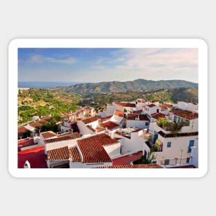 Frigiliana Andalusia Costa del Sol Spain Sticker